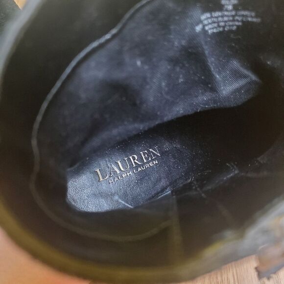 Lauren Ralph Lauren Gilda Suede Booties Size 7 - Picture 9 of 9